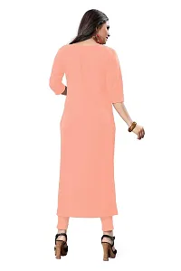 DSK STUDIO Women's Crepe Straight Kurta-thumb3