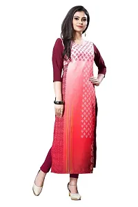 Woman's Crepe A-Line Kurti-thumb1