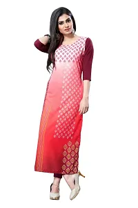 Woman's Crepe A-Line Kurti-thumb2