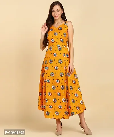 Classic Crepe Printed Dresses for Women-thumb2