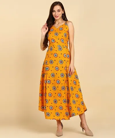 Fancy American Crepe Gown For Women