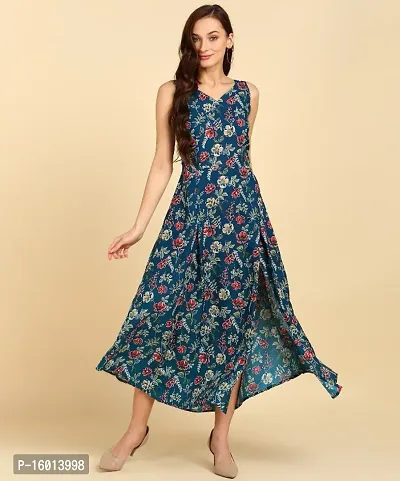 Fancy American Crepe Gown For Women