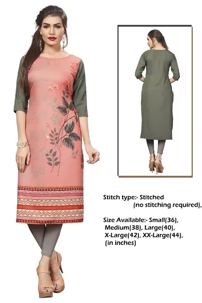 New Ethnic 4 You Women's Crepe Kurta