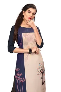 Beautiful Printed Full-Stitched Crepe Straight Kurta for Women-thumb2