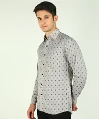 Classic Cotton Printed Casual Shirts for Men-thumb3