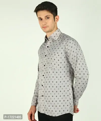 Classic Cotton Printed Casual Shirts for Men-thumb4