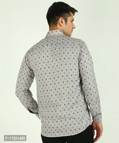 Classic Cotton Printed Casual Shirts for Men-thumb3