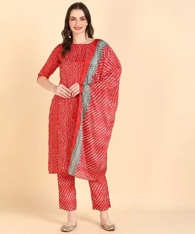 Stylish Kurta Pajama Dupatta Set