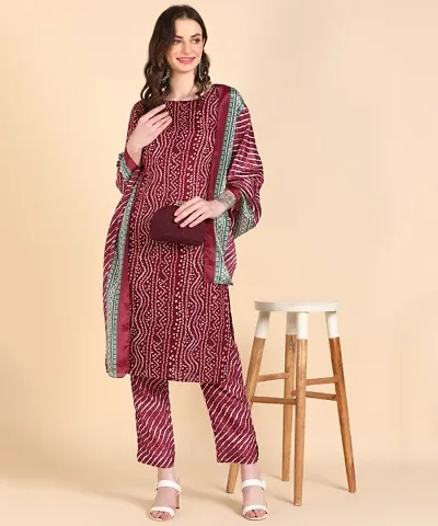 Hiva trendz Women Kurta, Pyjama Dupatta Set