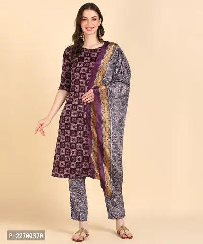 Women Kurta, Pyjama  Dupatta Set-thumb0