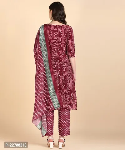 Women Kurta, Pyjama  Dupatta Set-thumb5