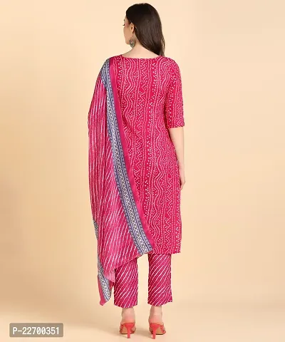 Women Kurta, Pyjama  Dupatta Set-thumb5