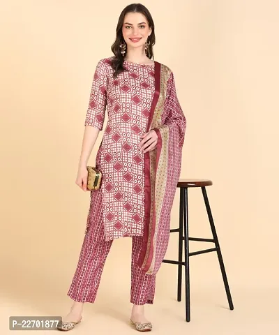 Women Kurta, Pyjama  Dupatta Set-thumb0