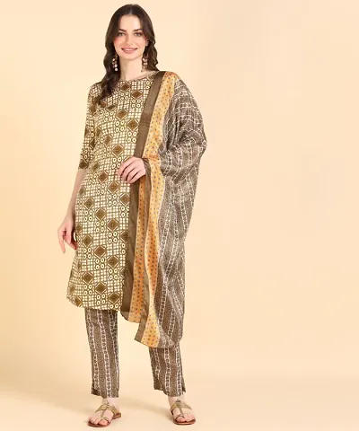 Stylish Kurta Pajama Dupatta Set