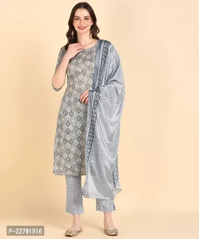 Women Kurta, Pyjama  Dupatta Set-thumb0