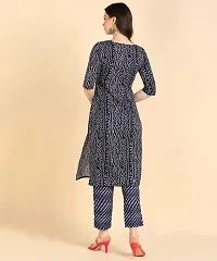 Womens Printed Cotton Kurti Wth Pant Set-thumb2