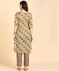 Womens Printed Cotton Kurti Wth Pant Set-thumb3