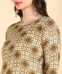 Womens Printed Cotton Kurti Wth Pant Set-thumb4