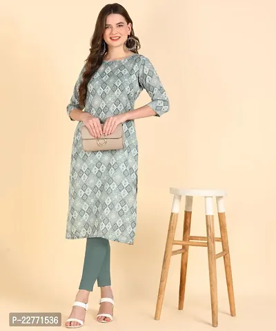 Womens Printed Cotton Straight kurti