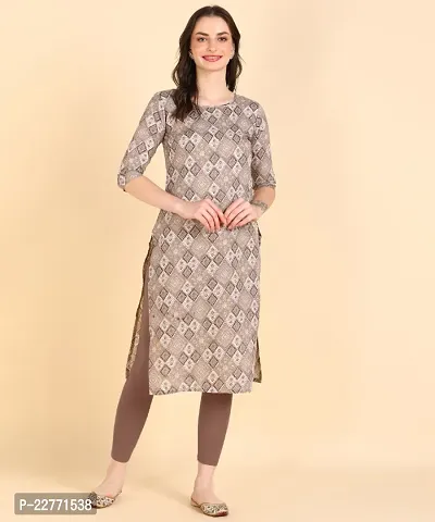 Womens Printed Cotton Straight kurti