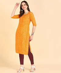 Womens Printed Cotton Straight kurti-thumb4