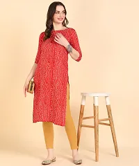 Womens Printed Cotton Straight kurti-thumb2