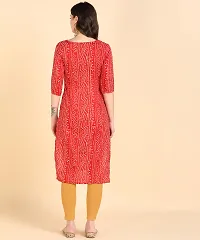 Womens Printed Cotton Straight kurti-thumb3