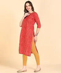 Womens Printed Cotton Straight kurti-thumb4