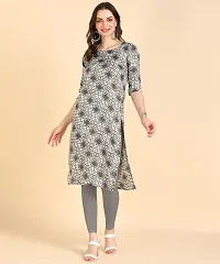 Womens Printed Cotton Straight kurti-thumb3