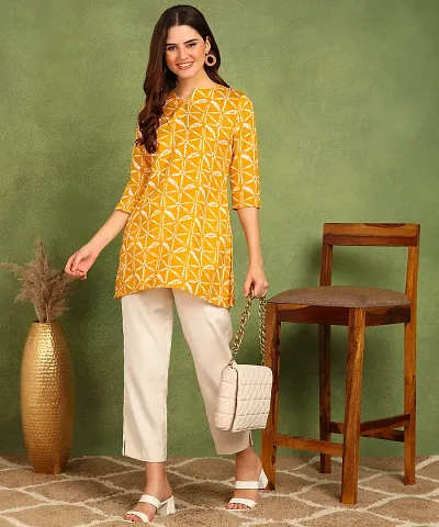 Stylish Rayon Short Kurta for Women