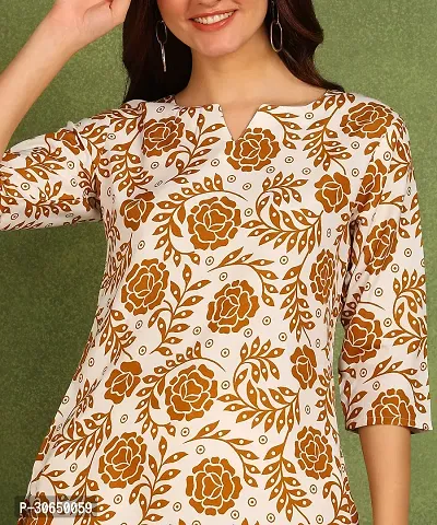 Stylish Rayon Short Kurta for Women-thumb2