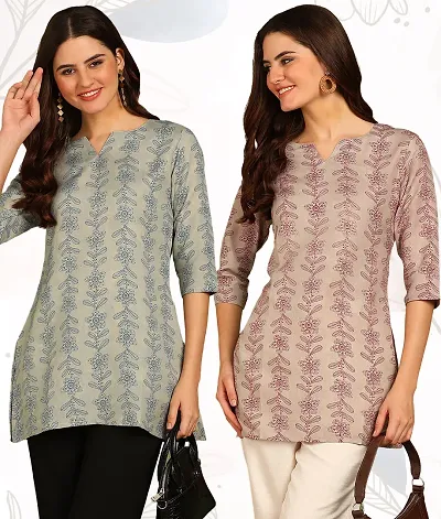 Trendy Short Kurti for Women Pack of 2