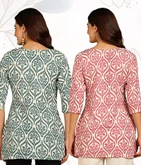 Trendy Printed Short Kurti  for Women Pack of 2-thumb4