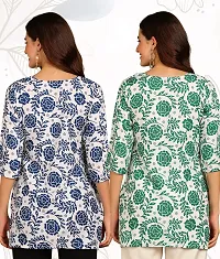 Trendy Printed Short Kurti  for Women Pack of 2-thumb4