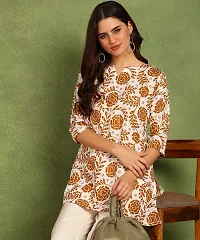 Trendy Printed Short Kurti  for Women Pack of 2-thumb1