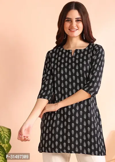 Trendy Rayon Short Kurta for Women-thumb0