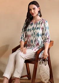 Beautiful Rayon Stitched Short Kurta for Women-thumb4