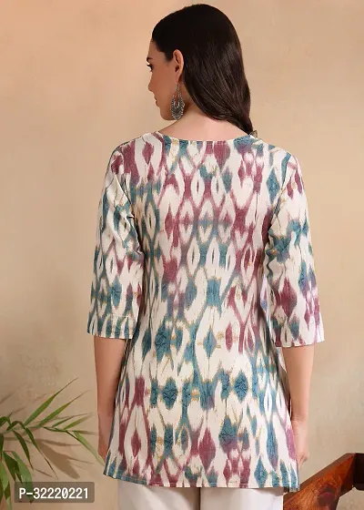 Beautiful Rayon Stitched Short Kurta for Women-thumb3