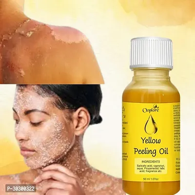 Body Whitening Yellow Peeling Oil for Full Body Cleaning And Whitening-thumb0