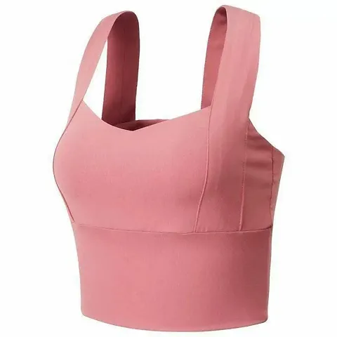 Stylish Nylon Elastane Solid Bras For Women