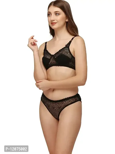 GROPOZ-Womenrsquo;s Net Bra Panty Set for Women|Lingerie Set| Panty Bra Set for Woman Bra Panty Set Honeymoon Bra Panty Set |Bra Panty Set for Women with Sexy Undergarments-thumb3