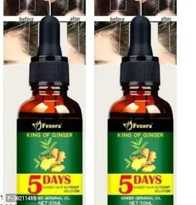 Ginger and Hair Growth Ginger Ayurvedic Oil Pack Of 2