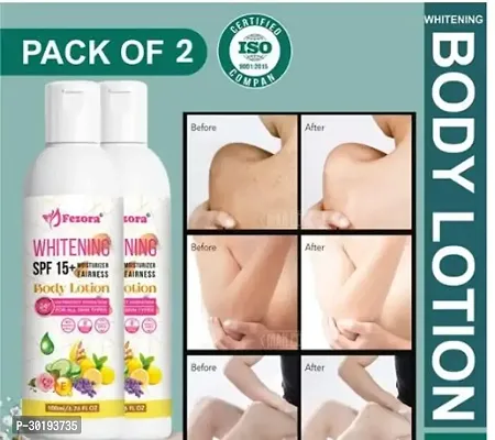 Fezora Whitening Body Lotion On Spf15+ Skin Lighten And Brightening Body Lotion Cream Pack Of 2-thumb0