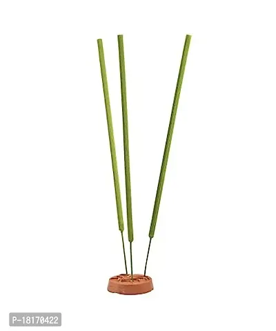 Mosquito Incense Stick Killer Neem Fragrance With Free Ceramic Agarbatti Stand 120 Sticks In One Box-thumb0