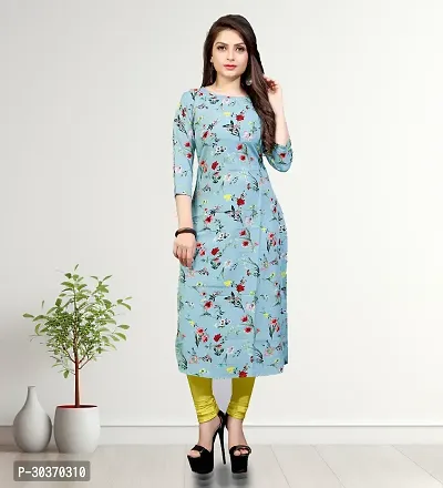 Stylish Crepe Kurti for Women-thumb0