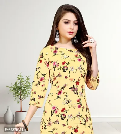 Stylish Crepe Kurta for Women-thumb2