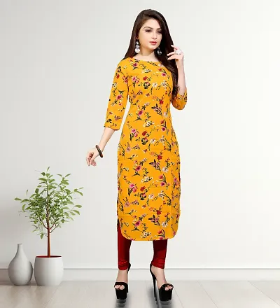 Trendy Crepe A-line Kurti