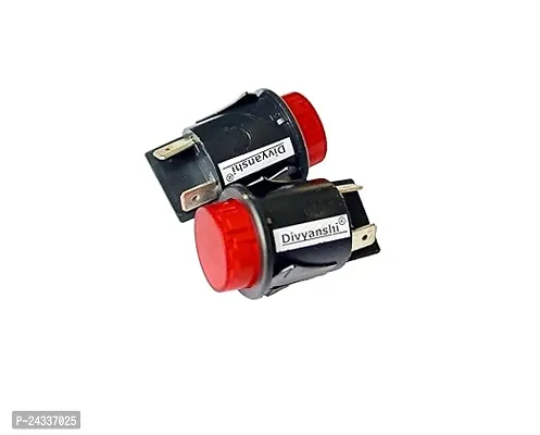 Push Button Round On/Off Switches Pack Of Two Switches