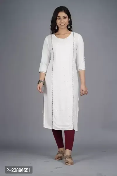 Stylish Rayon Kurta With Pant For Women