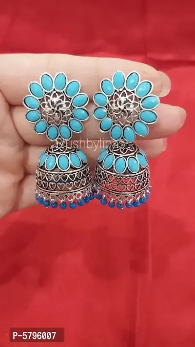 Beautiful Earrings Artificial Stones and Beads